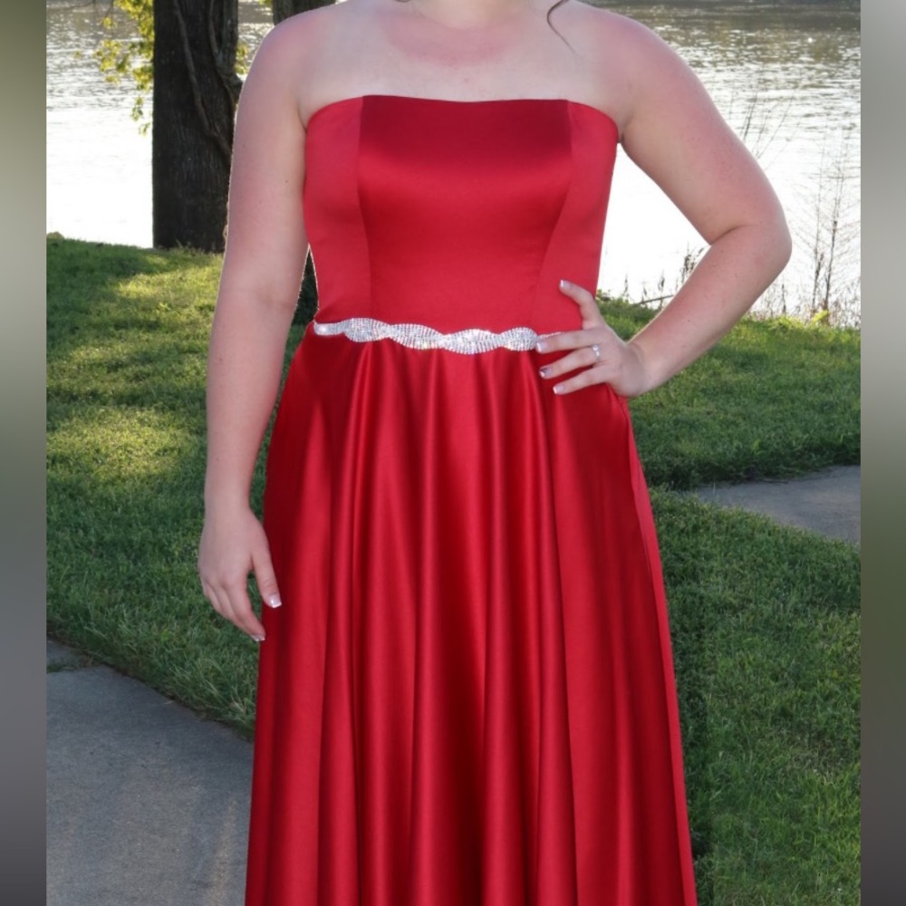 full length prom dress or homecoming court dress